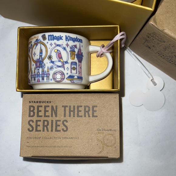 (2) DISNEY Magic Kingdom “BEEN THERE MUGS” Starbucks Disney 50th Anniversary - Picture 4 of 15